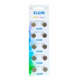 BATERIA ALCALINA ELGIN 1,5V AG10/ LR1130/ LR54 C/10 - 82254