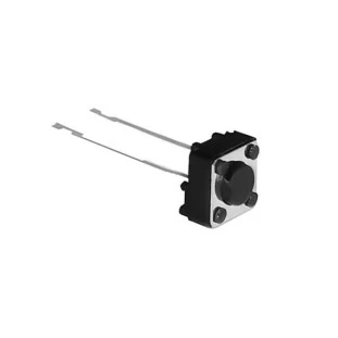 CHAVE TACTIL 180 2 TERMINAIS COM BASE 6X6MM ALTURA 4,3MM - FR