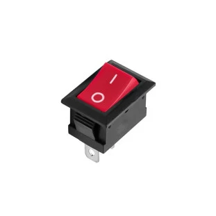 CHAVE GANGORRA KCD1-102N ON/OFF VERMELHO 3 TERMINAIS 6A 250VAC - CHVS0011