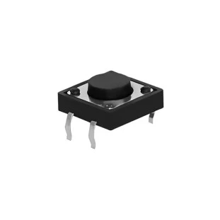 CHAVE TACTIL 180 4 TERMINAIS COM BASE 12X12MM ALTURA 5MM - CHVS0018