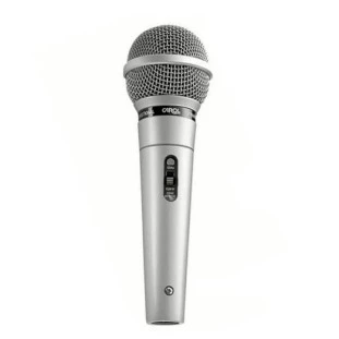 MICROFONE DINAMICO CAROL PROFISSIONAL COM FIO MUD-515 METAL PRATA - MICN0001