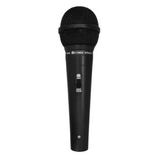 MICROFONE DINAMICO CAROL PROFISSIONAL COM FIO GS-36 METAL PRETO - MICN0002