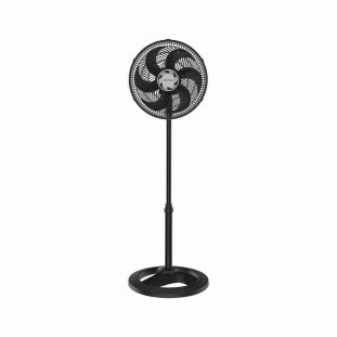 VENTILADOR DE COLUNA VENTISOL RESIDENCIAL TURBO 6 PAS 30CM PRETO 220V PREMIUM - 8234