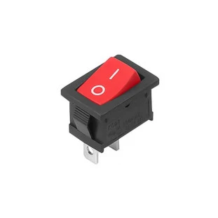 CHAVE GANGORRA KCD1-101 ON/OFF VERMELHO 2 TERMINAIS 6A 250VAC - CHVS0010