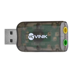 VINIK ADAPTADOR PLACA DE SOM USB 5.1 CANAIS VIRTUAL AUSB51 - 25540 - FR