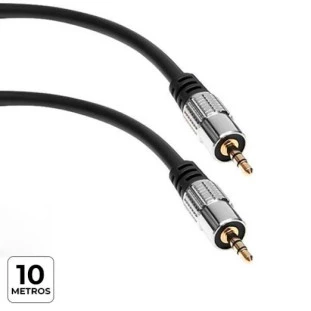STORM CABO P2 STEREO X P2 STEREO 10M COM PLUGUE DE METAL - CBPD0023