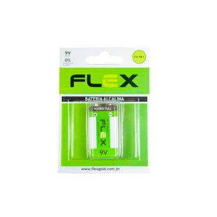 FLEX GOLD BATERIA ALCALINA 9V 6LR61 - FX-9K1 - FR
