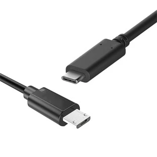 X CABO USB 2.0 MICRO USB X USB3.1 TIPO-C MACHO PRETO 1M - XDL158