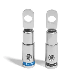 TERMINAL OLHAL TECHNOISE NIQUEL PARA CABO 8 AWG (8,36MM) (PAR) - 334 - FR