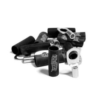 TERMINAL OLHAL TECHNOISE NIQUEL PARA CABO 10 AWG (5,26MM) COM TUBO TERMO RETRATIL (C/10PÇS) - 1057 - FR