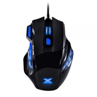 VINIK MOUSE OPTICO USB VX GAMING BLACK WIDOW 2400DPI PRETO/AZUL GM104 - 28429 - FR