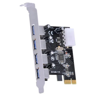 VINIK PLACA USB COM 4 USB 3.0 PCI EXPRESS PCI-E X1 - PU30-4I - 29906 - FR