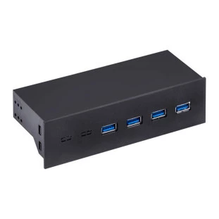 VINIK PLACA USB PARA BAIA 5.25" COM 4 USB 3.0 + CABOS - P4U-525 -  29913 - FR