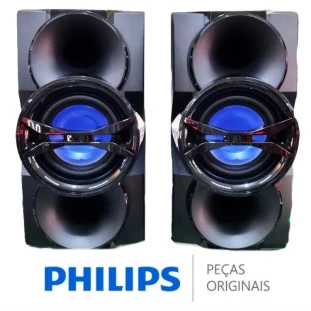 CAIXA ACUSTICA PHILIPS 2 VIAS 80W RMS 4 OHMS FWM9000 (PAR) - 015.0001.00145
