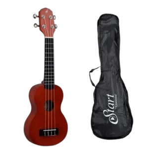 UKULELE ACUSTICO SOPRANO GIANNINI START UKS-21 NATURAL SATIN (NS) COM BAG - 23958
