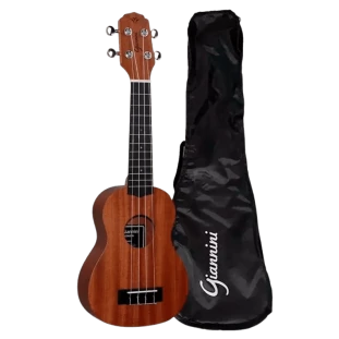 UKULELE SOPRANO GIANNINI ACOUSTIK GUK-21 WALNUT SATIN (WS) COM BAG - 23954