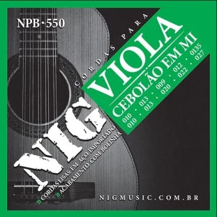ENCORDOAMENTO PARA VIOLA NIG CEBOLAO EM MI - NPB-550