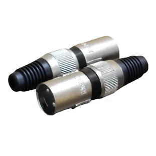 PLUG CANNON XLR CSR MACHO PROFISSIONAL Q34BK - 0445